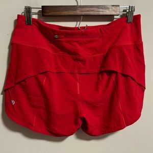 Lululemon Speed Up Short Long *4" Updated Fit
Dark Red- Size 8